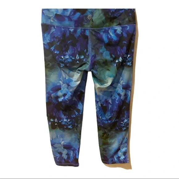 Athleta Chaturanga Multi Floral Capri Leggings (S) - Picture 6 of 10